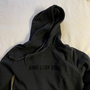 Aimé Leon Dore black hoodie